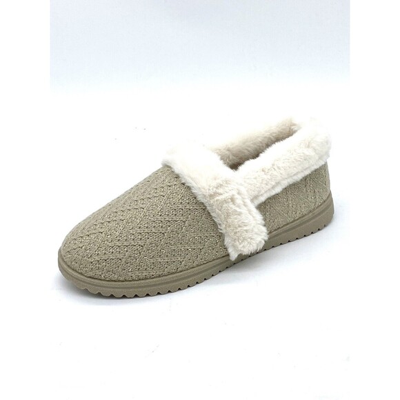 Sketchers Women’s Cozy Lite Sparkle Knit Slippers Sweet Walk 167360W Size 11 - Picture 4 of 12